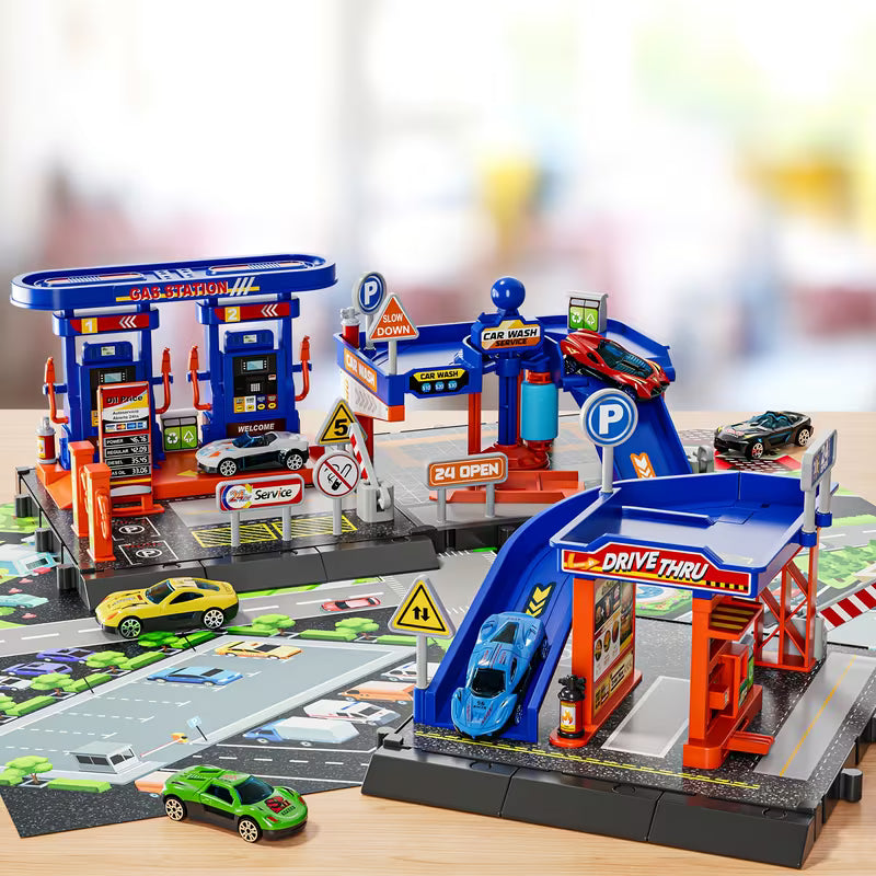 3-In-1 Parking Lot Toys