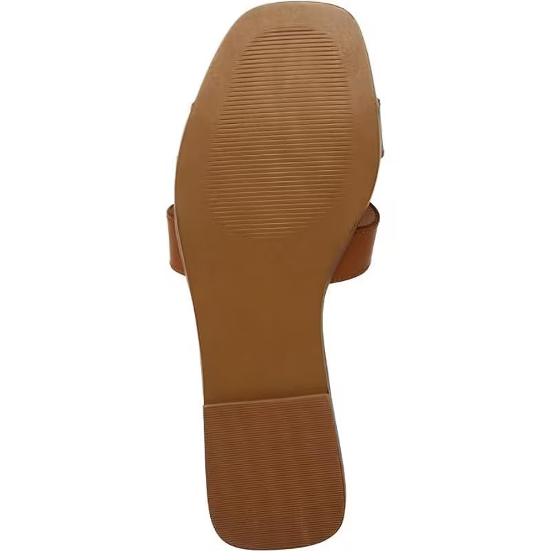Steve Madden Hadyn Womens Slide - Cognac Leather