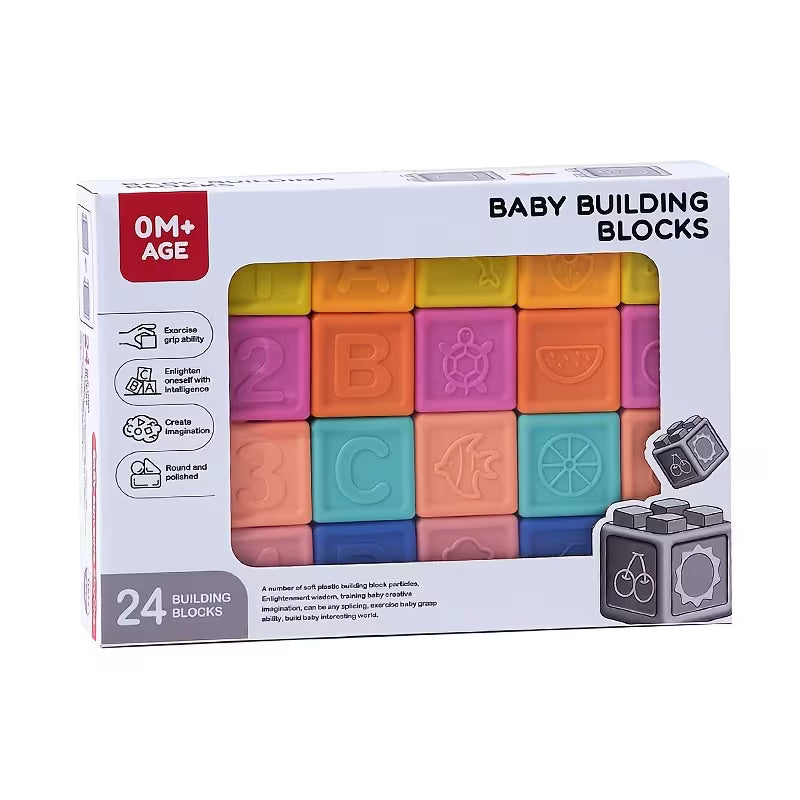 Soft Rubber Building Blocks for Infants