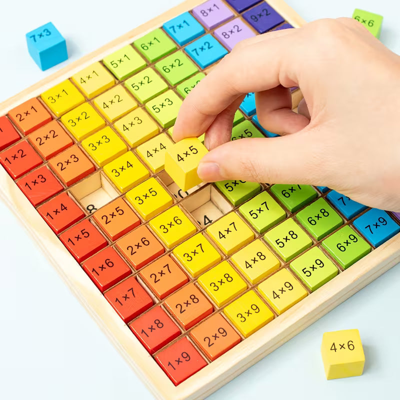 Wooden Multiplication Table