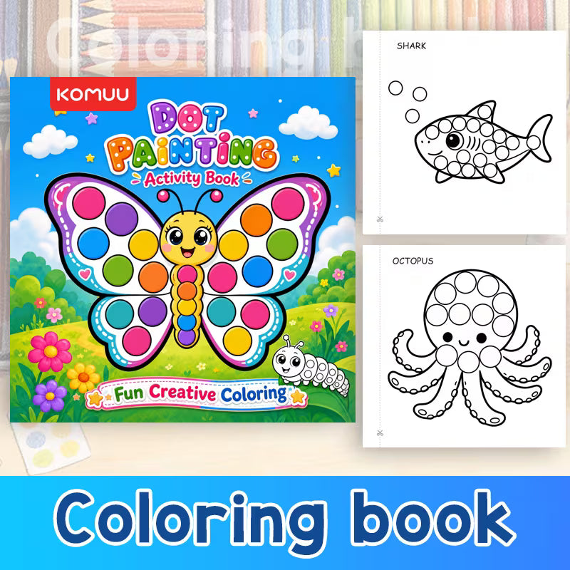 Kids Dot Painting Activity Book