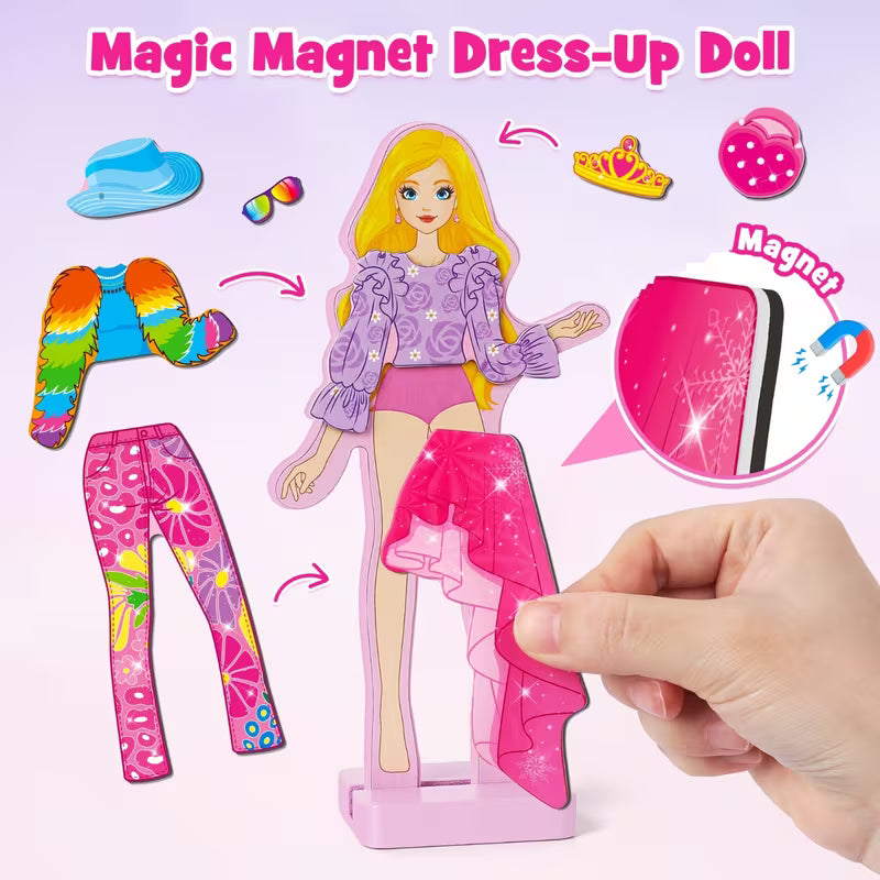 Magnetic Dress-up Set Wooden