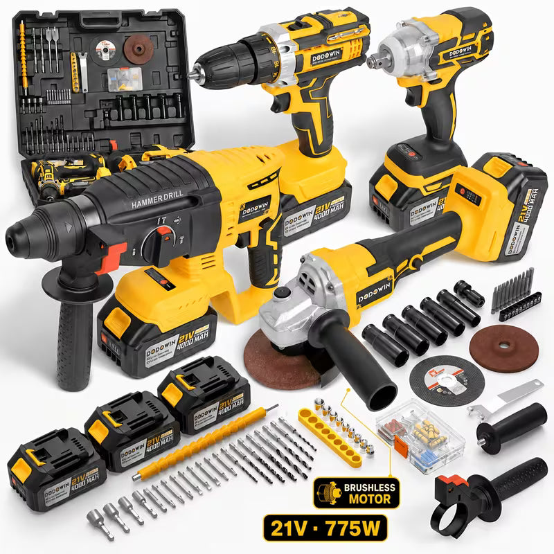 All-in-One 21V Brushless Power Tool Kit