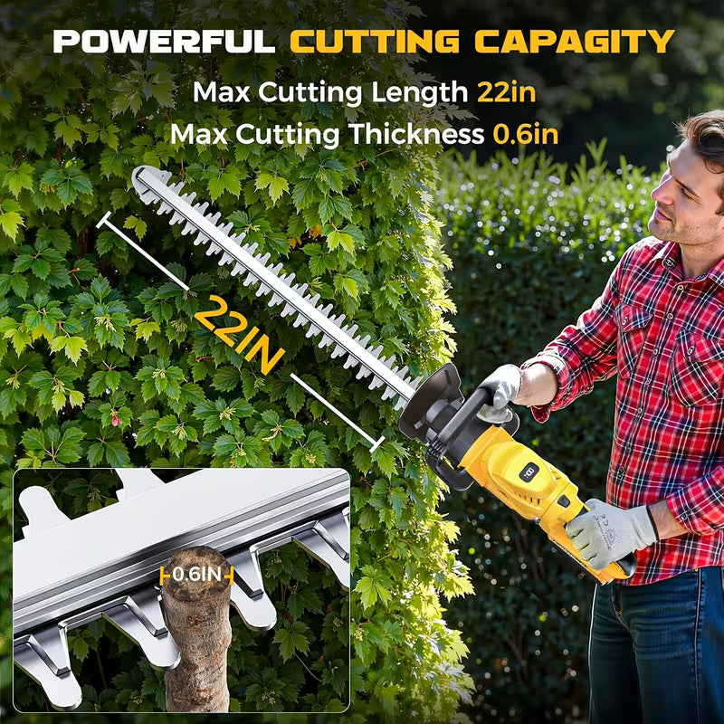 22-Inch Cordless Hedge Trimmer
