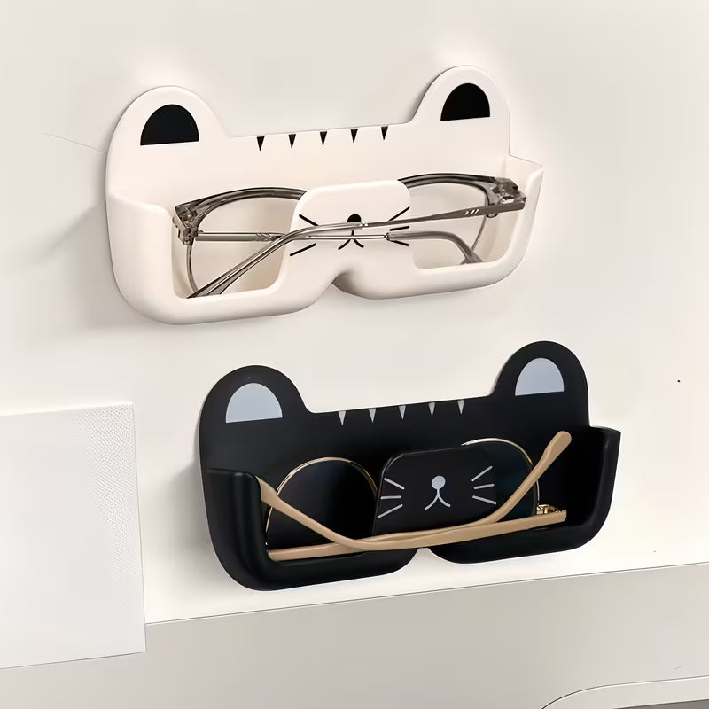Wall-mounted Glasses Storage Box, Suitable for Bedside, Bathroom, Living Room, and Cabinet