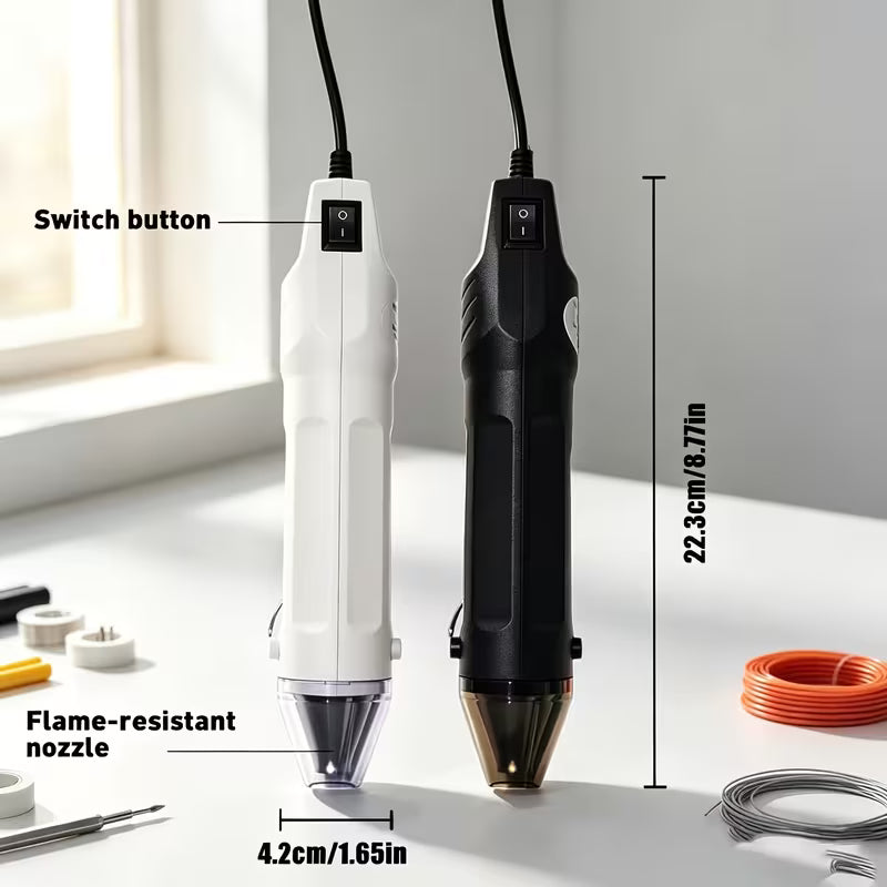 Handheld Heat Gun for Crafting, Applying Heat Shrink Film, Heat Shrink Tubing