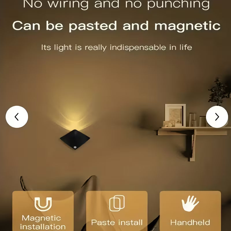 Motion Sensor Wall Light for Bedroom, Porch, Balcony, Hallway, and Hotel Decoration, Night