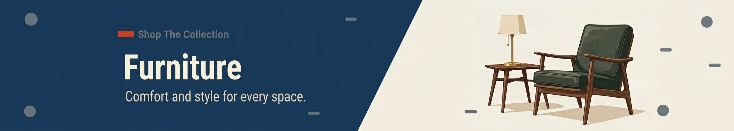 Furniture collection banner