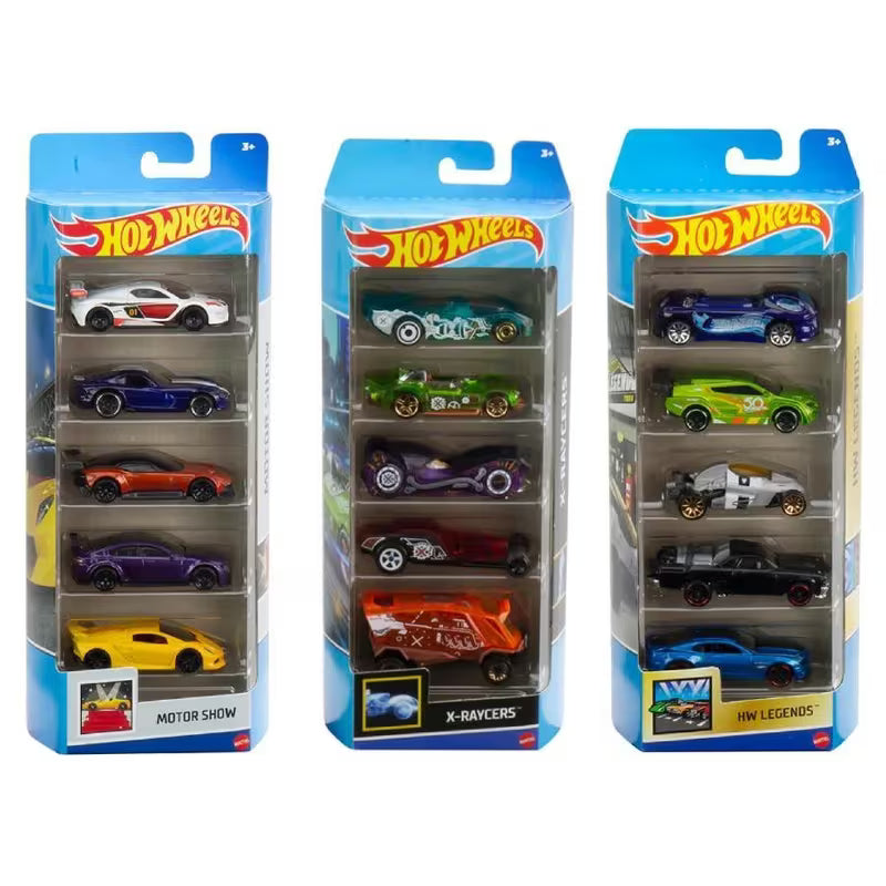Mattel Hot Wheels 5-PACK (Bundle of Two, Contains