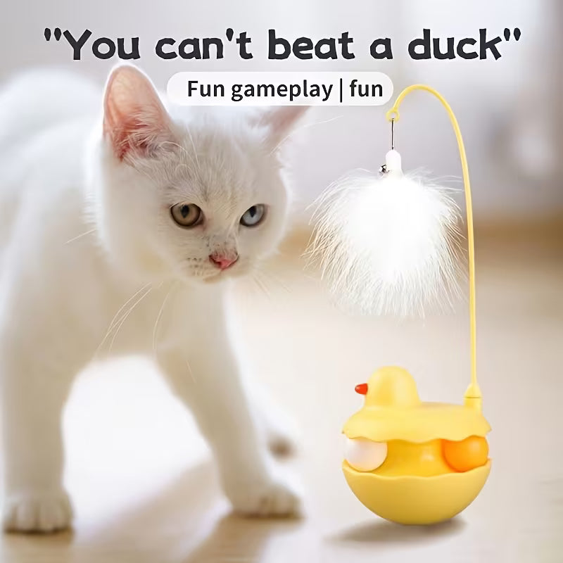 Little Duck Tumbler Cat Toy Self-Entertainment Detachable Washable