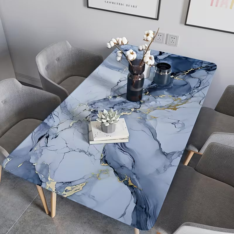 196.85inch Roll of Marble-Like Self-Stick Vinyl Wallpaper