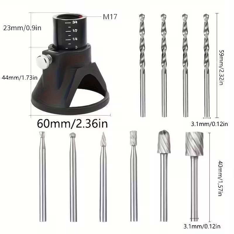 11pcs High-Speed Precision Electric Drill Engraver Set