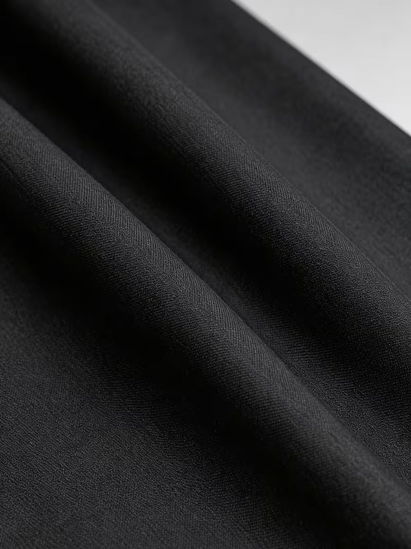 Men'S Slim-Fit Black Two-Piece Suit - Stylish Black And White Color Combination for Weddings