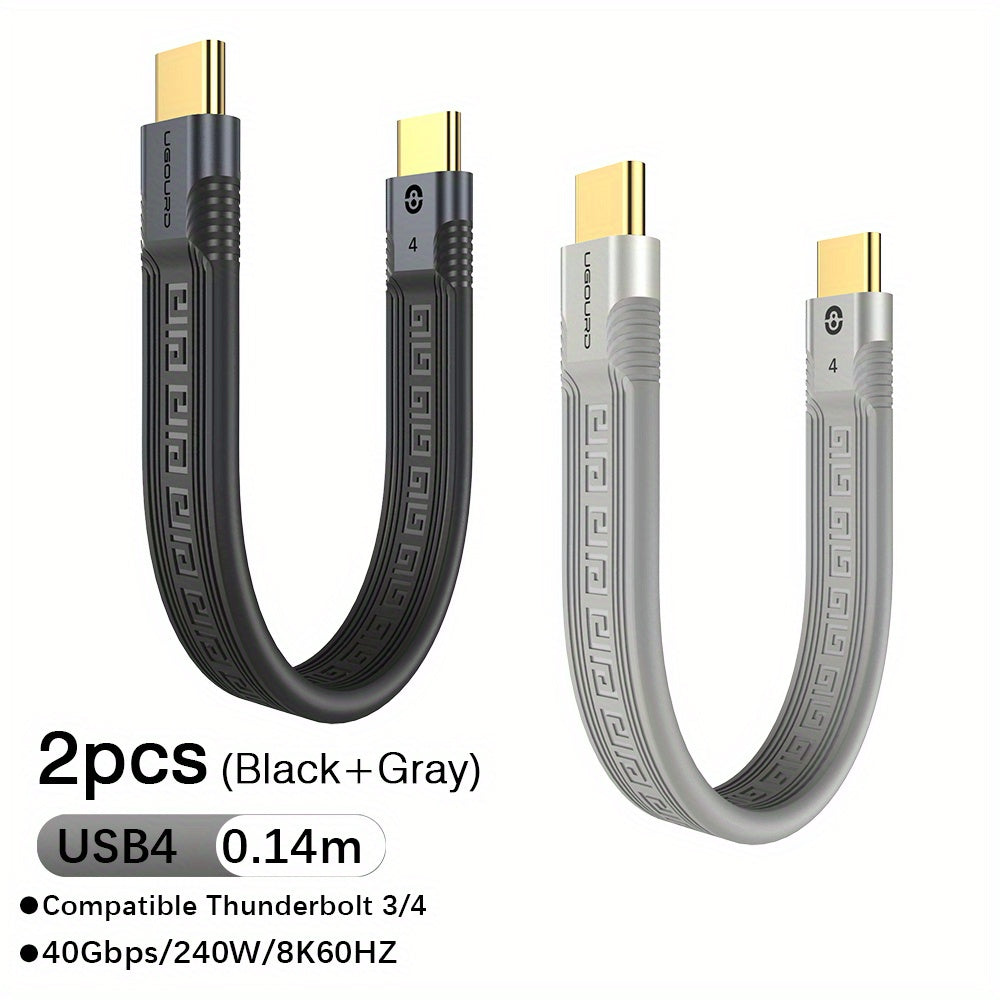 Short Soft Thunderbolt 4 FPC Cable 40gbps usb4 Type c