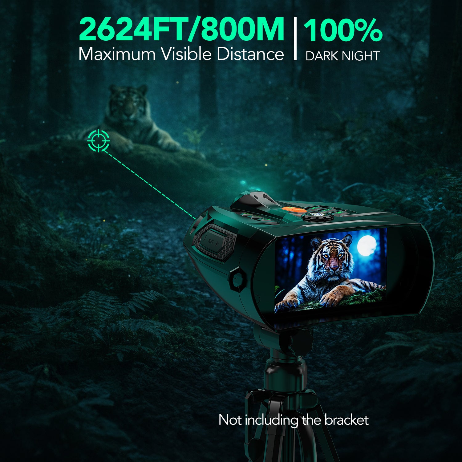 INSKAM 2026 Upgraded 4K Night Vision Goggles, 4.0" HD Screen
