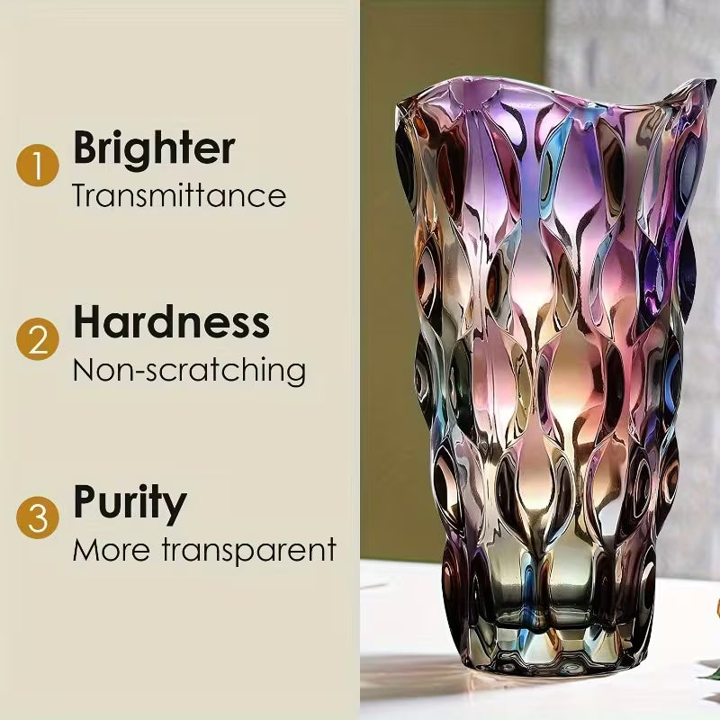 Elegant Modern Glass Vase Set, Glass