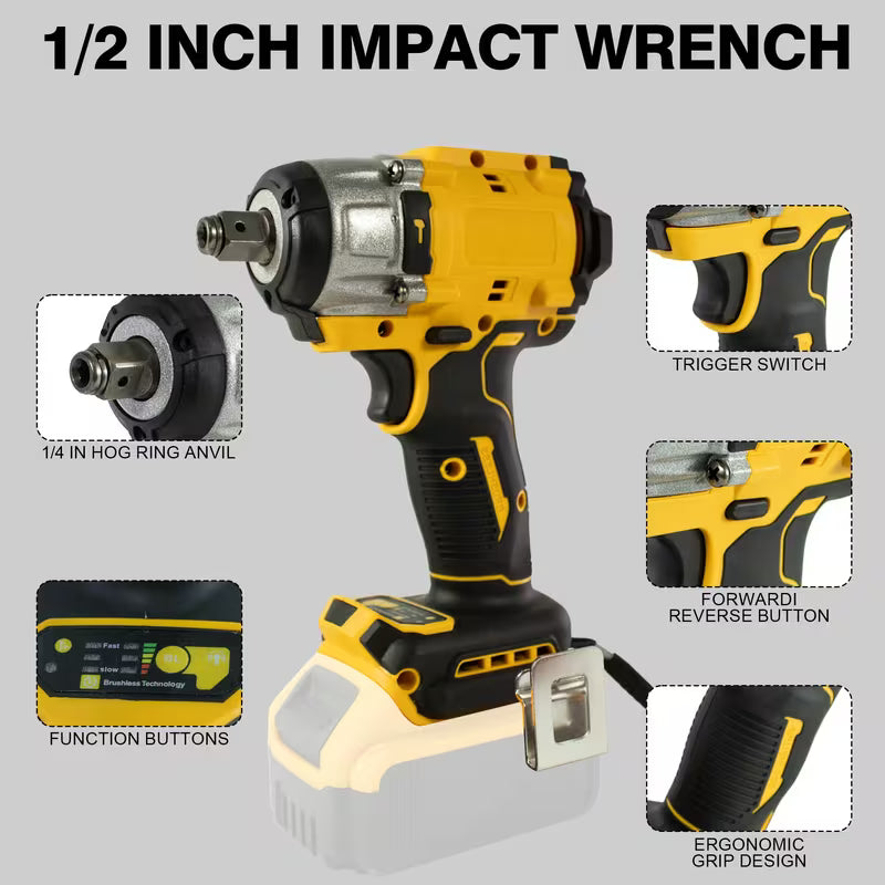 1/2-Inch Cordless Brushless Impact Wrench