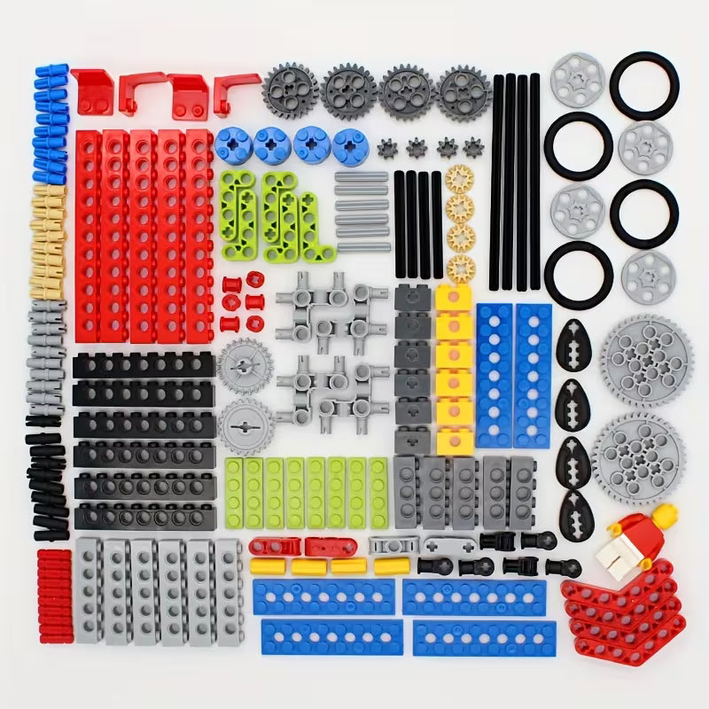 182-Piece Building Block Technology Components • Including Gears