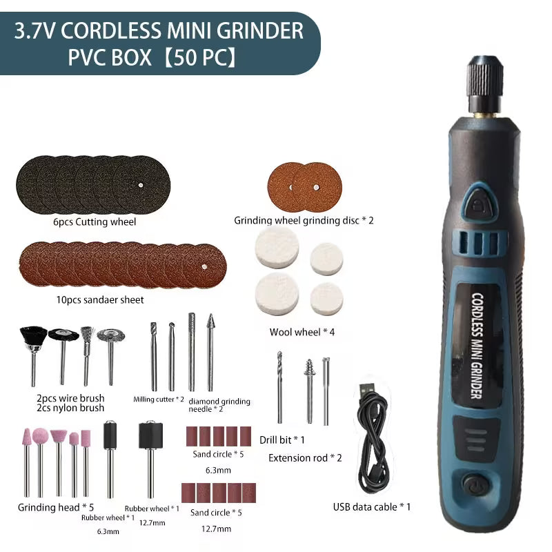 HOTU Mini Grinder, Rotary Tool Set, Rotary Tool