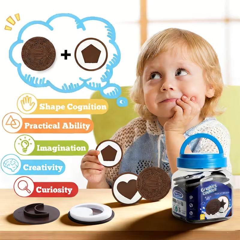 Cookie-shaped Matching Toys Suitable for Children