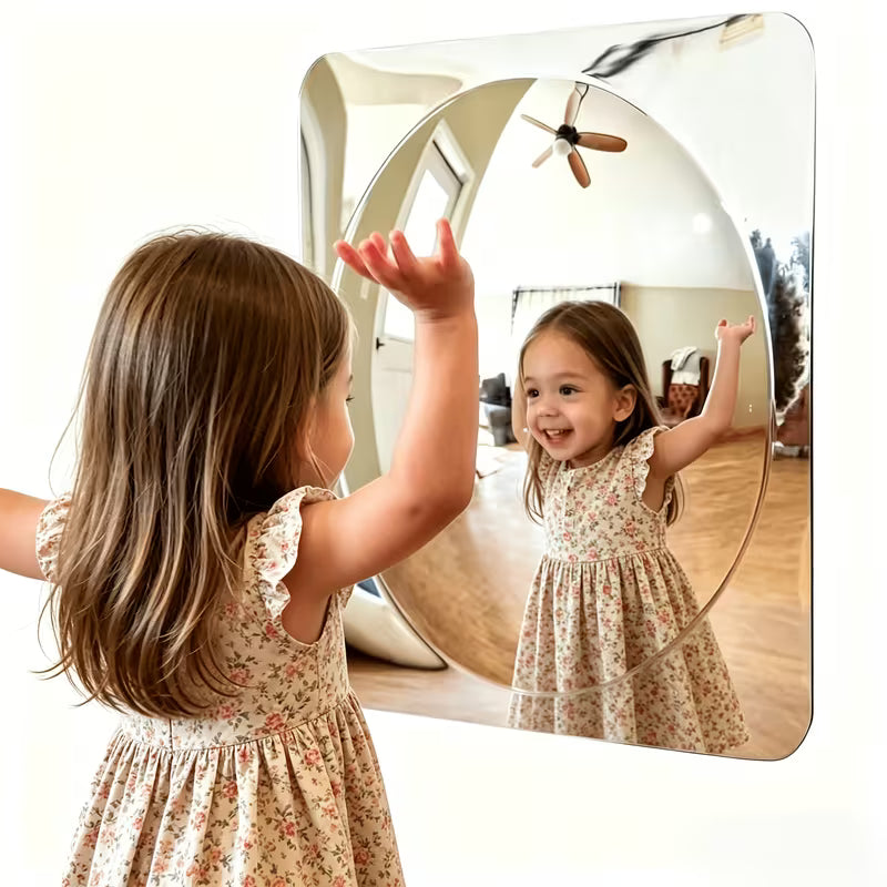 3pcs Convex Mirror Sensory Bubble Wall Mirror - Interactive Acrylic Mirror for Wall Decor