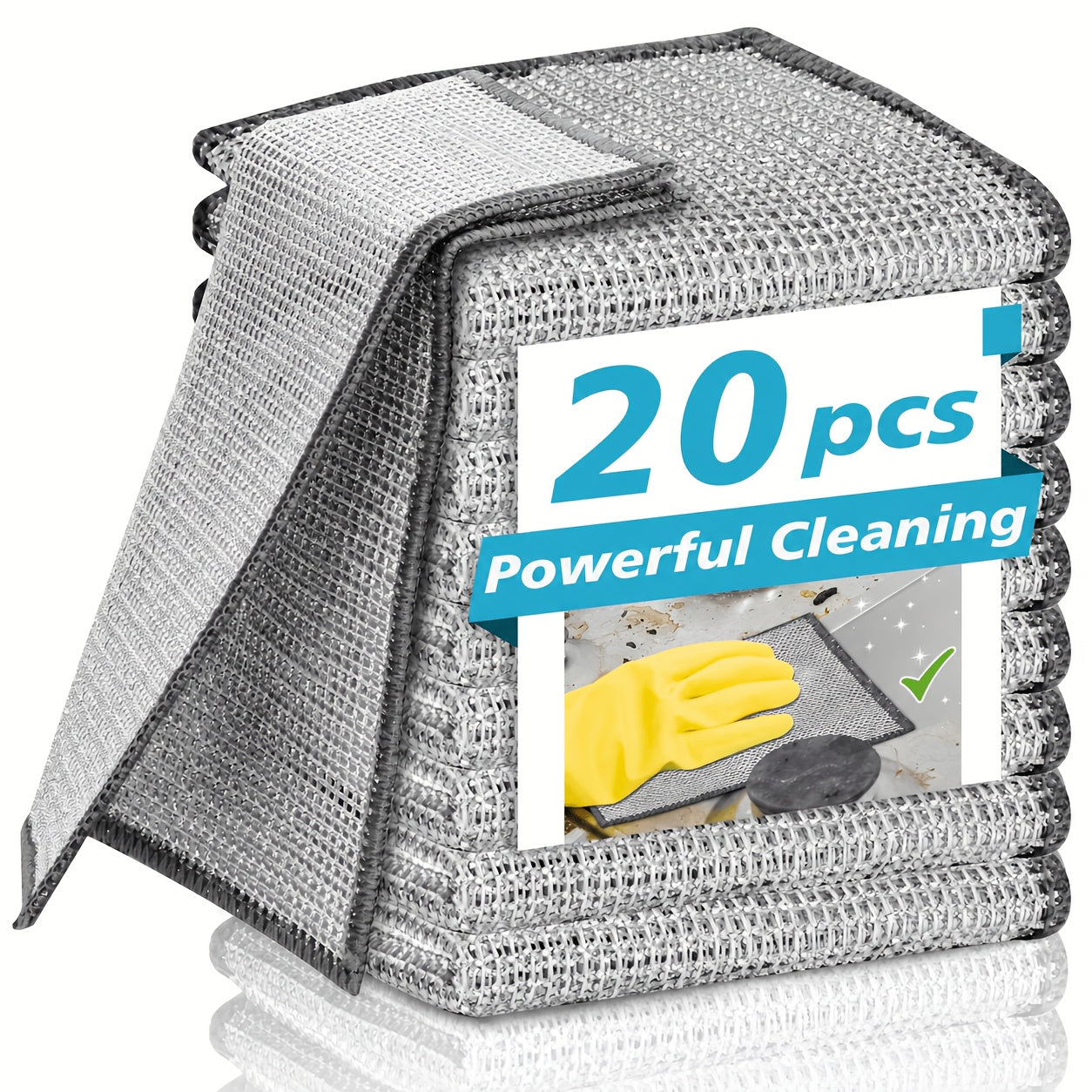 Multifunctional Steel Wire Cleaning Cloths, Scratch-Free Dish Towels Set
