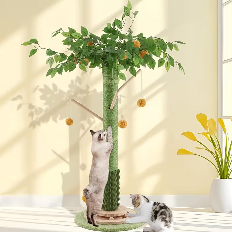 Orange Tree Cat Climbing Frame, Sword Hemp Cat, Orange