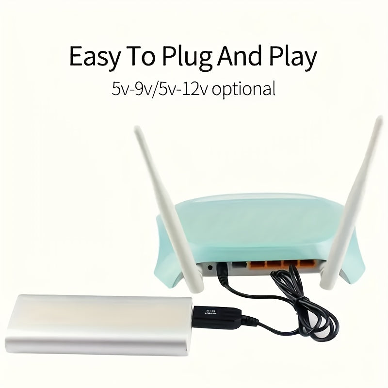 (5V to 9V+ 5V to 12V Boost Adapter)Versatile USB Power Set