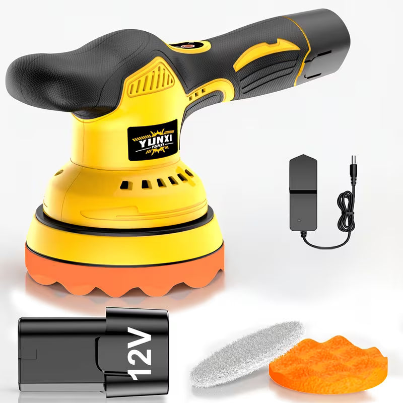 Portable Cordless Car Polishing Machine Set, Multi-Speed Adjustable Electric Polisher