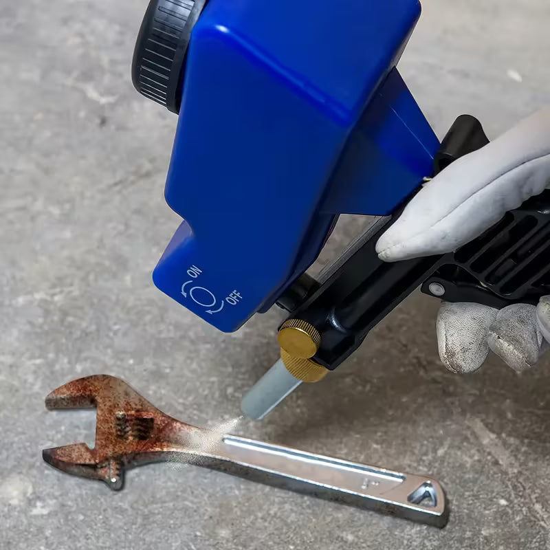 Portable Sandblaster Gun with Ergonomic Handle - 600Cc Capacity, Ideal for Paint And Rust Removal