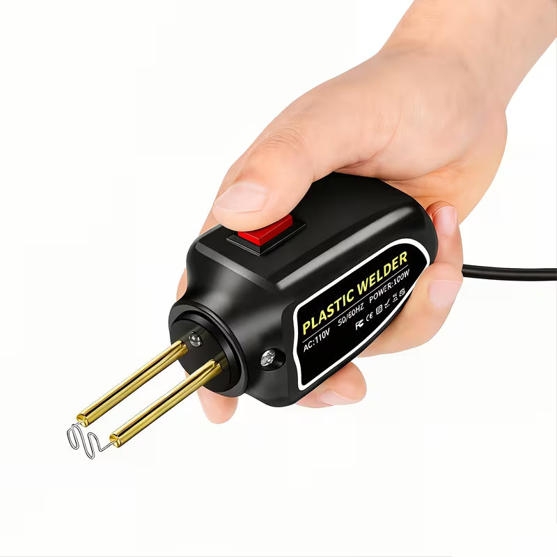 100w Portable Plastic Welding Repair Kit Mini Hot Melt Soldering Gun Essential Tool For Car Bumper