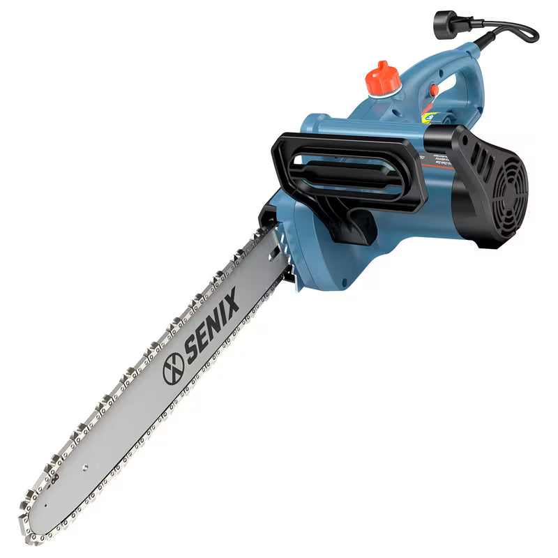 SENIX Electric Chainsaw, 14" Corded Chainsaw, 10 Amp, Wood