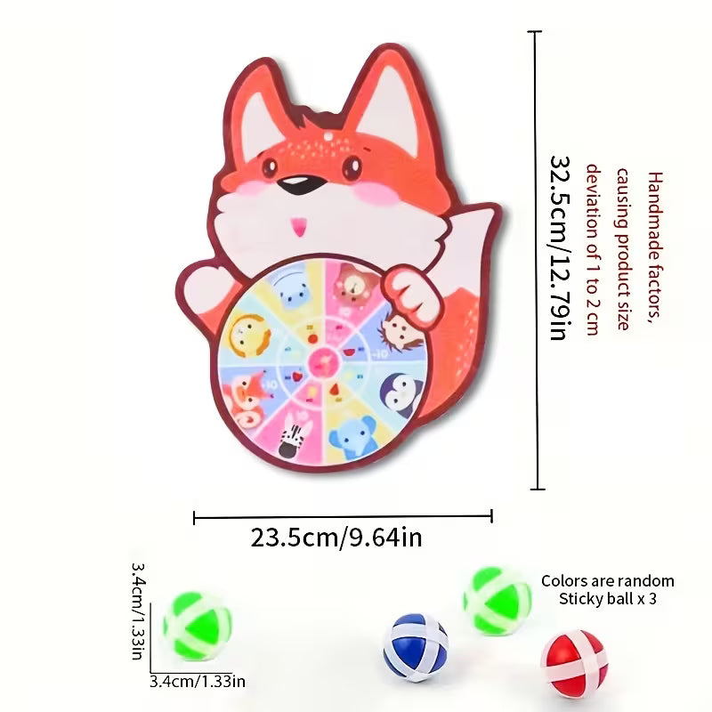 Youngsters' Sticky Ball Target Board with 3/6 Balls & Hook the Ball