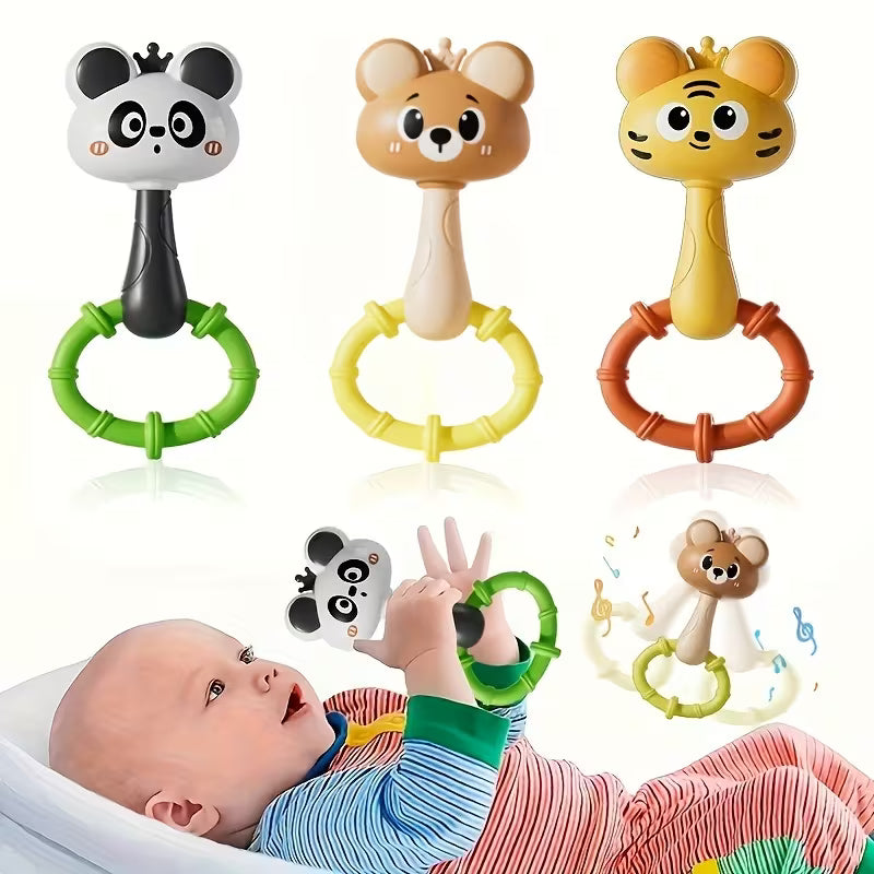 Ringed Baby Hand Bell Toy for Infants and Young Children