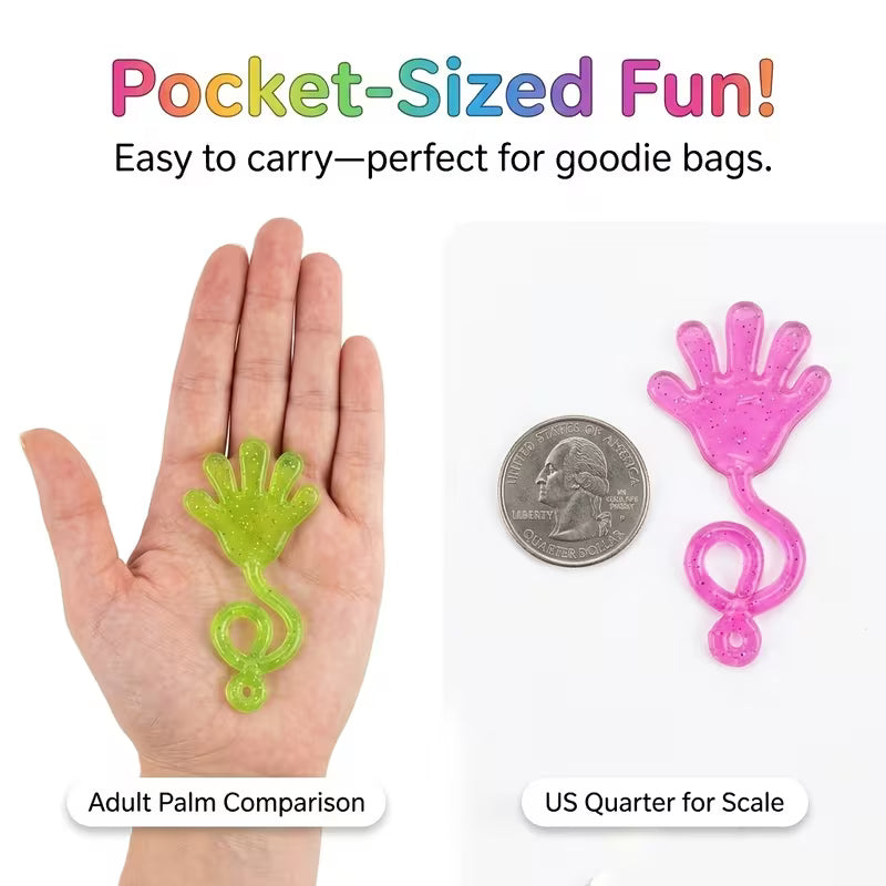 28-Piece Mini Sticky Hands Toys