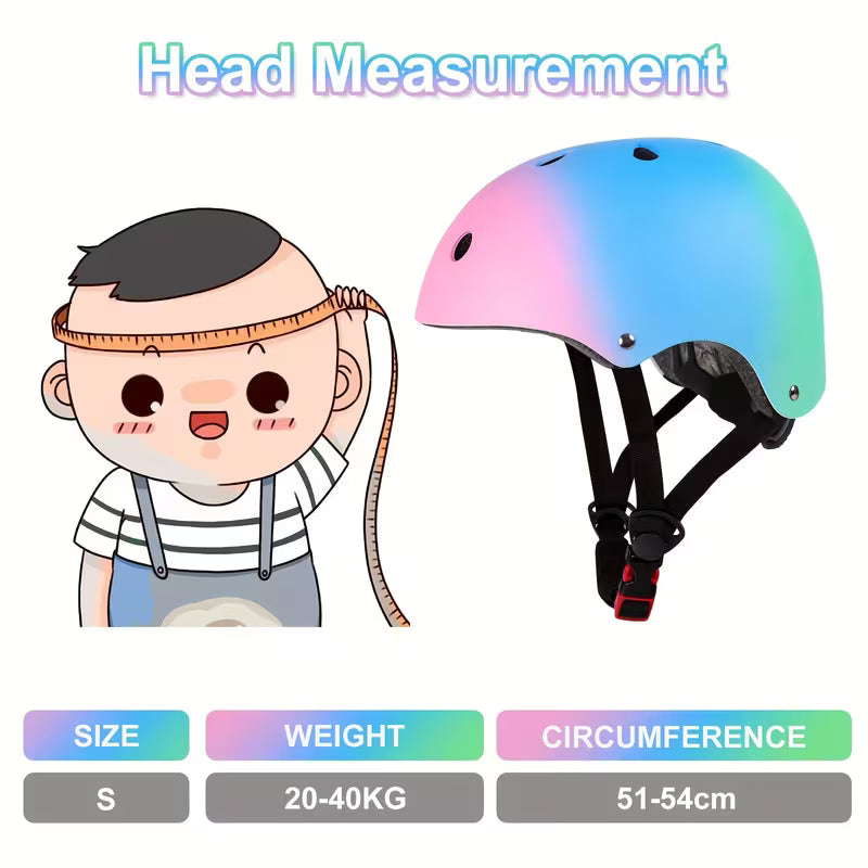 Kids Bike Helmet Set