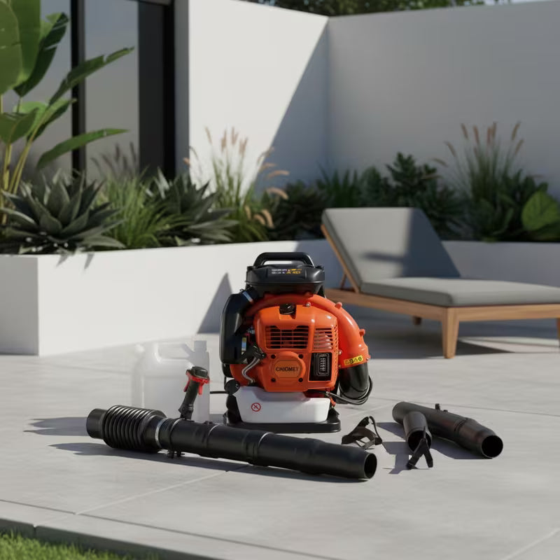 63/80CC Gasoline Backpack Blower, High-Performance Two-Stroke Gasoline Leaf Blower