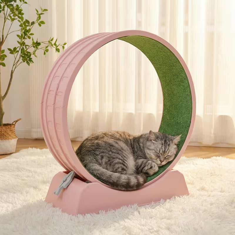 Large Cat Activity Wheel - 33 Inches, Pink