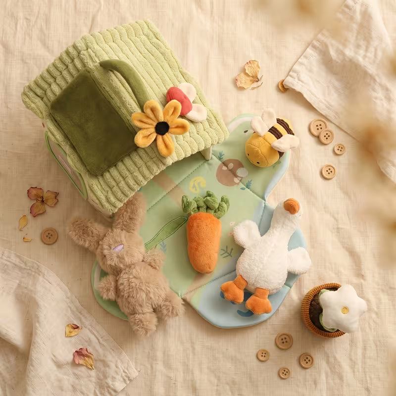 Cartoon Spring-style House-shaped Children's Stacking Toy