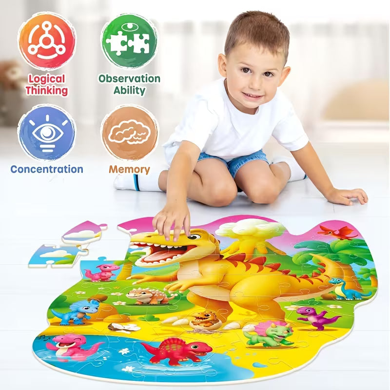 Dinosaur Floor Puzzles for Kids Ages 3+