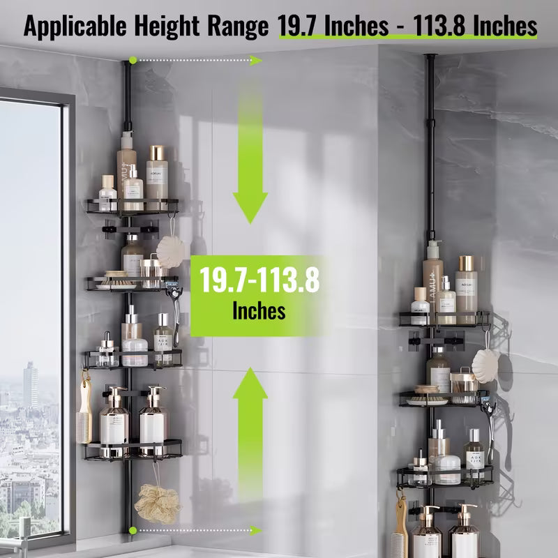 Corner Shower Caddy Tension Pole