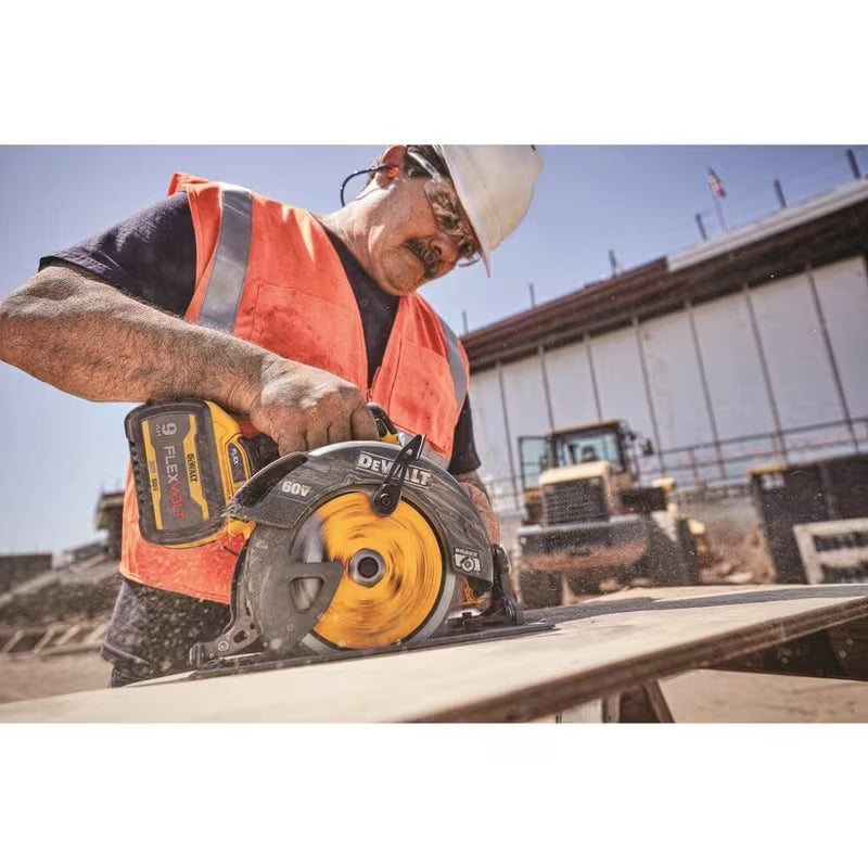 DEWALT FLEXVOLT 60V MAX* Circular Saw with Brake, 7-1/4-Inch, Tool Only (DCS578B)