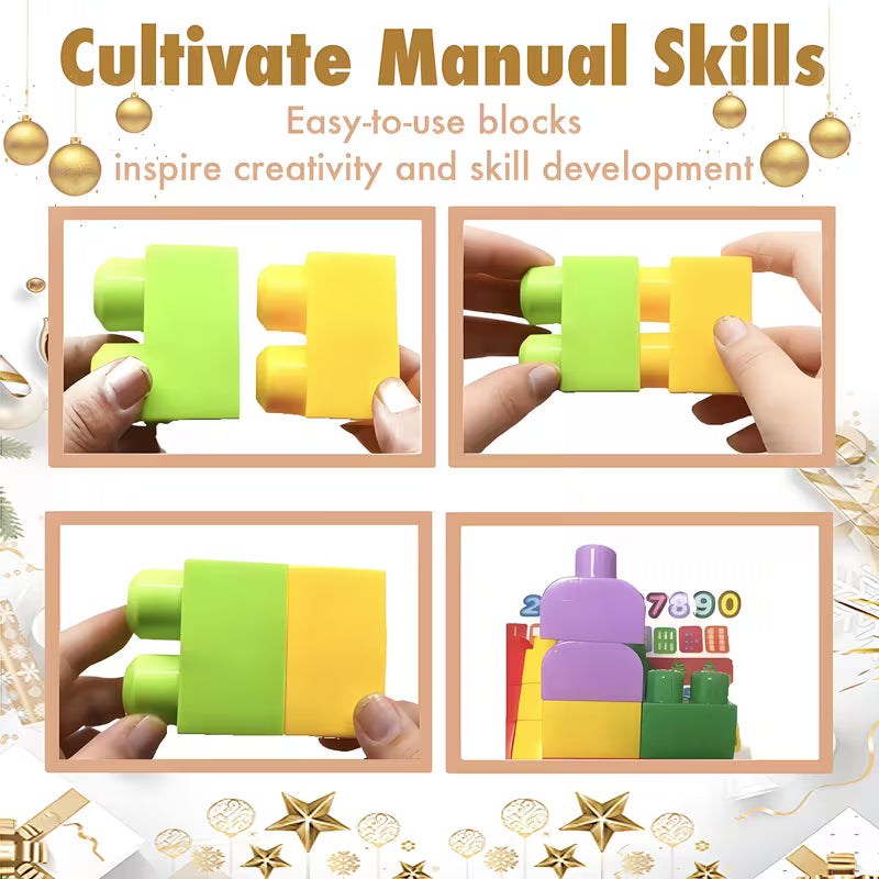 30-Piece Large Building Blocks Set