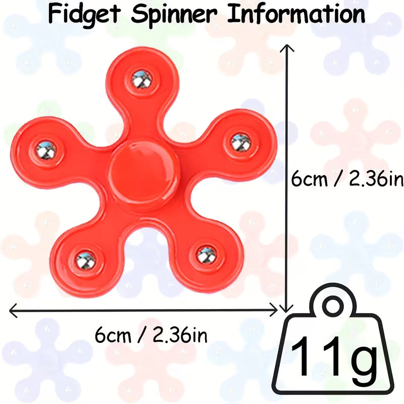 24-Piece Kids' Fidget Spinner Set Birthday Party Favors and Classroom
