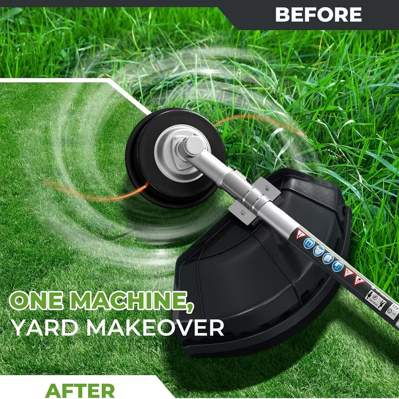 55CC 3-in-1 Gas Powered Weed Wacker, 2-Stroke Backpack Gas Powered Weed Eater String Trimmer