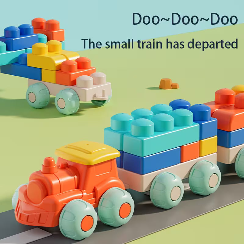 Large-particle Interlocking Educational Building Blocks Toy
