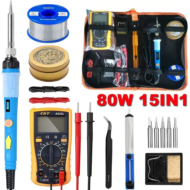 Electric Soldering Set with Switch Adjustable Temperature Welding Maintenance Tool