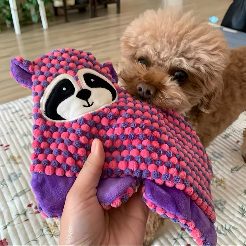 Dog Squeak Toys, No Stuffing Plush Dogs Chew