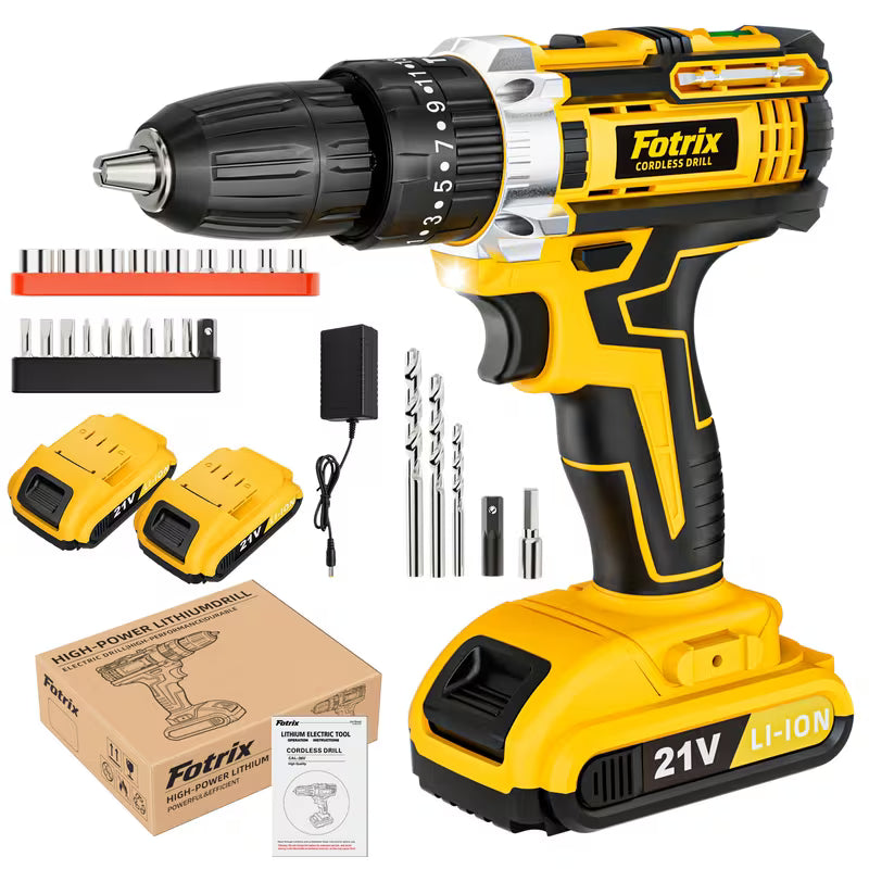 21V Brushless 1/2" Impact Wrench Kit, High Capacity Battery & Multi-Piece Accessory Set