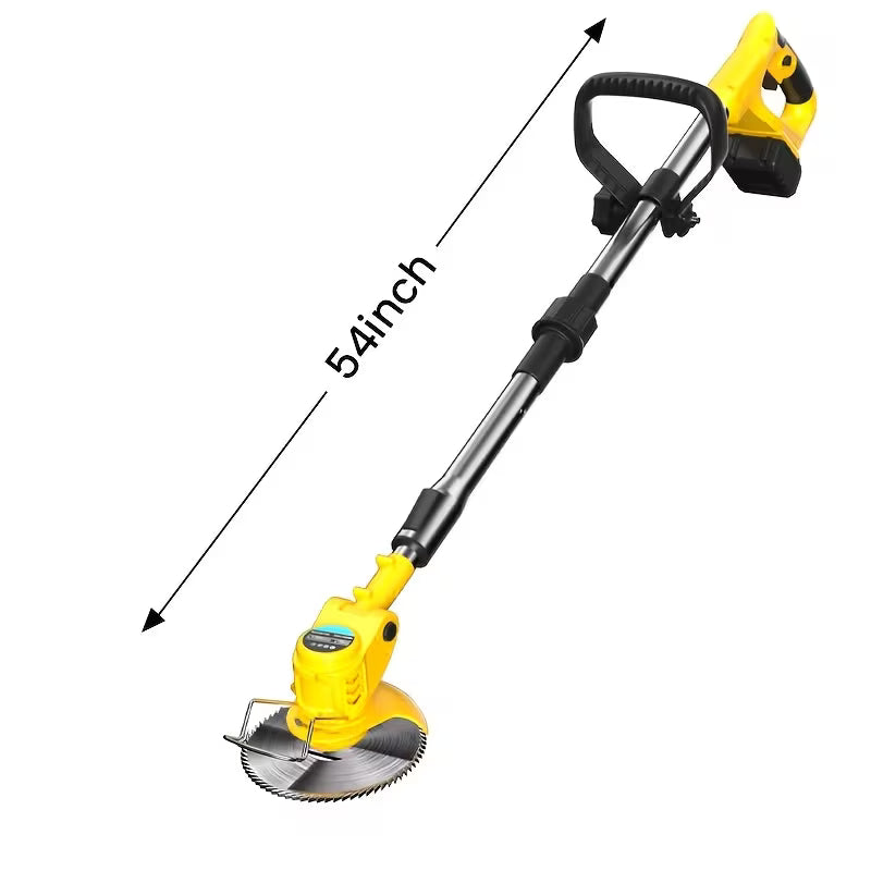Portable Household Wireless Electric Lawn Mower Multifunctional Electric Weed Trimmer Equipped